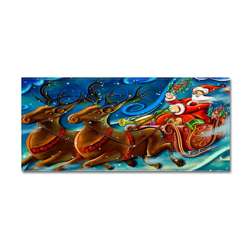 Christmas Kitchen Sand Carpet Doormat Long Floor Mat