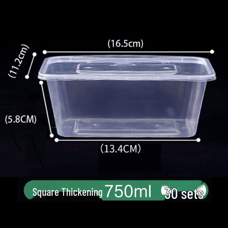 Einweg-Lebensmittelbehälter mit Deckeln