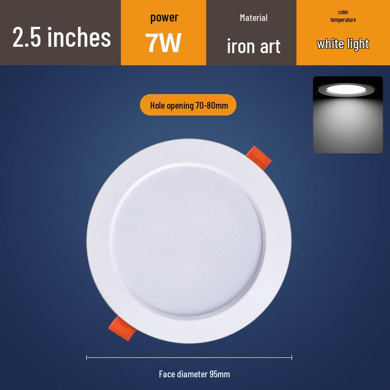 

Super Bright Recessed Downlight for Living Room & Commercial Spaces