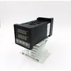 REX-C100 Digital PID Thermostat Temperature Controller digital REX-C100 40A SSR Relay/K Thermocouple Probe/heat sink