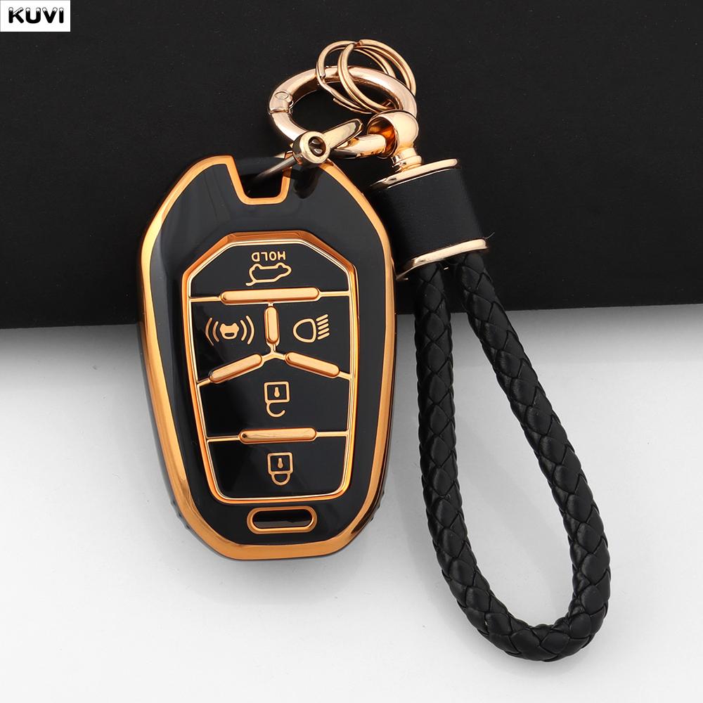 5 Buttons New Tpu Car Remote Smart Key Case Cover Fob Keychain Shell For Ssang Yong G4 Rexton Ssangyong Keyless Accessories