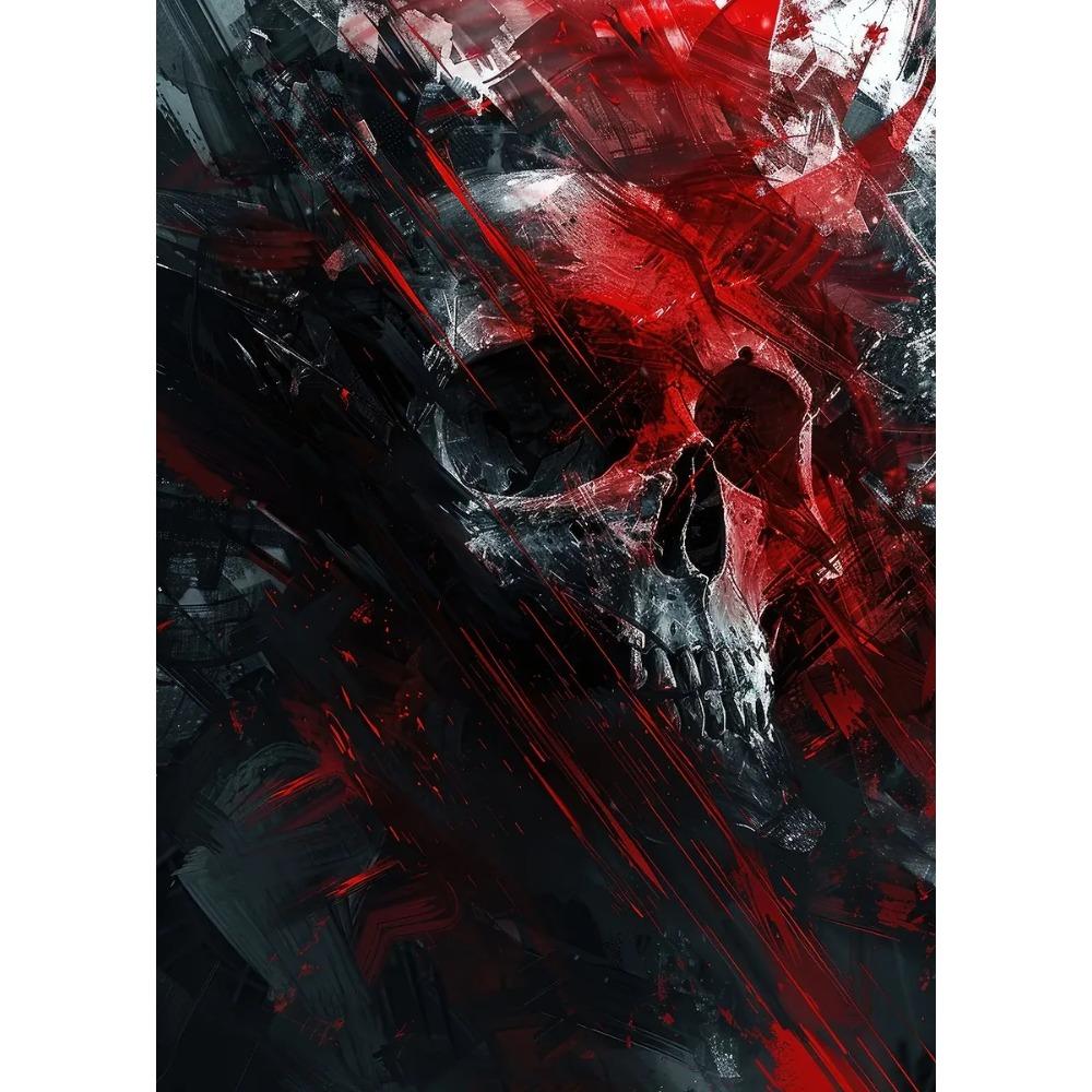 Vintage Skeleton Monster Spooky Posters Thriller Moody Gothic Ghost Prints Canvas Painting Wall Pictures Home Living Room Decor