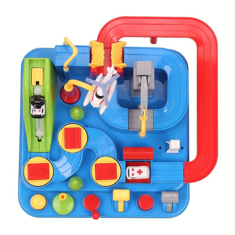 

Новая игрушка-машинка Приключенческий трек для детей Образовательная игра-головоломка со случайным образом назначенными маленькими транспортными средствами, Интерактивное обучение, Развитие моторики, 768-130