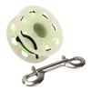 Diving Reel 30m Diving Finger Spool Reel with Double Ended Hook Fluorescent Green