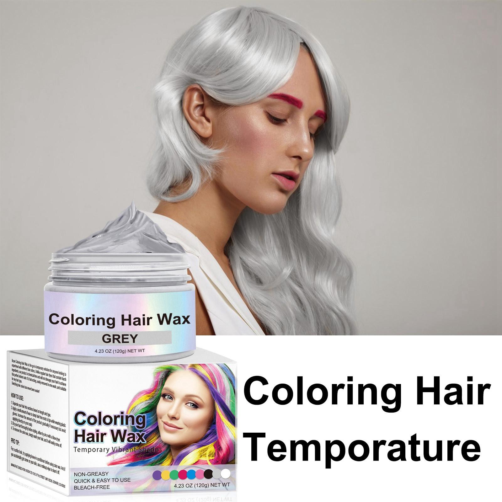 

Цветная грязь для волос, одноразовый крем для волос, 9 цветов, воск для волос, временные стереотипы о окрашивании волос, изменчивый холодный цвет волос. One Size