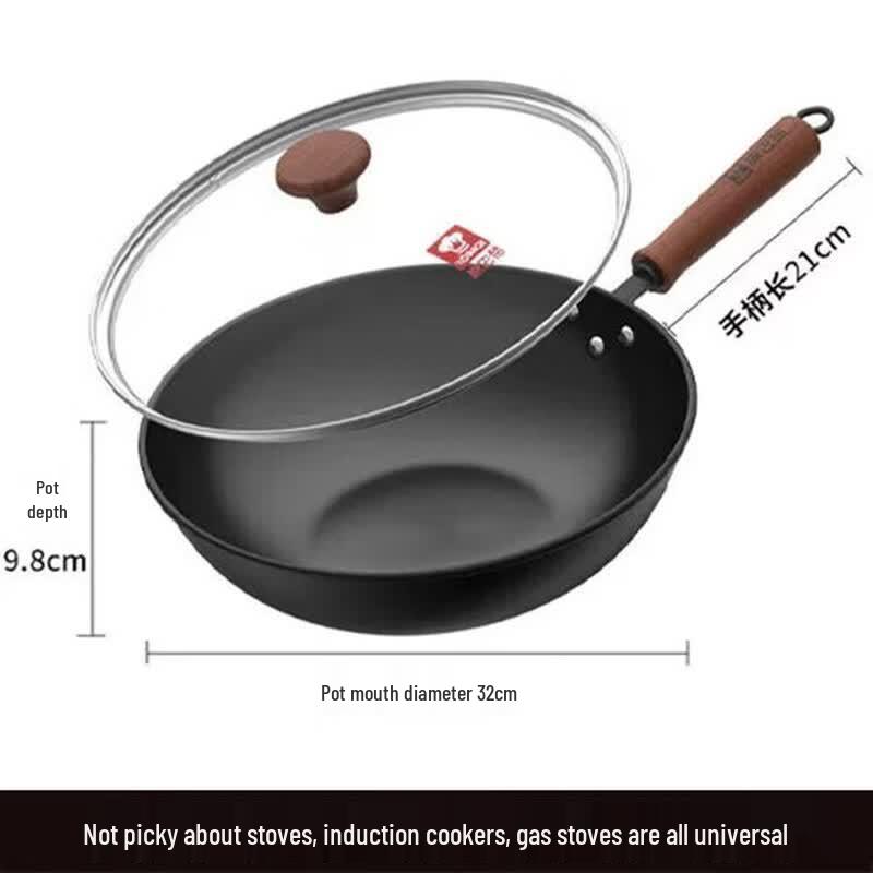 Kangbach 32cm Iron Wok