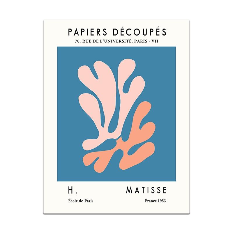 Henri Matisse Poster Flower Canvas Painting Art Nordic Leaf Posters Prints Wall Pictures for Living Room Home Decor Unframed