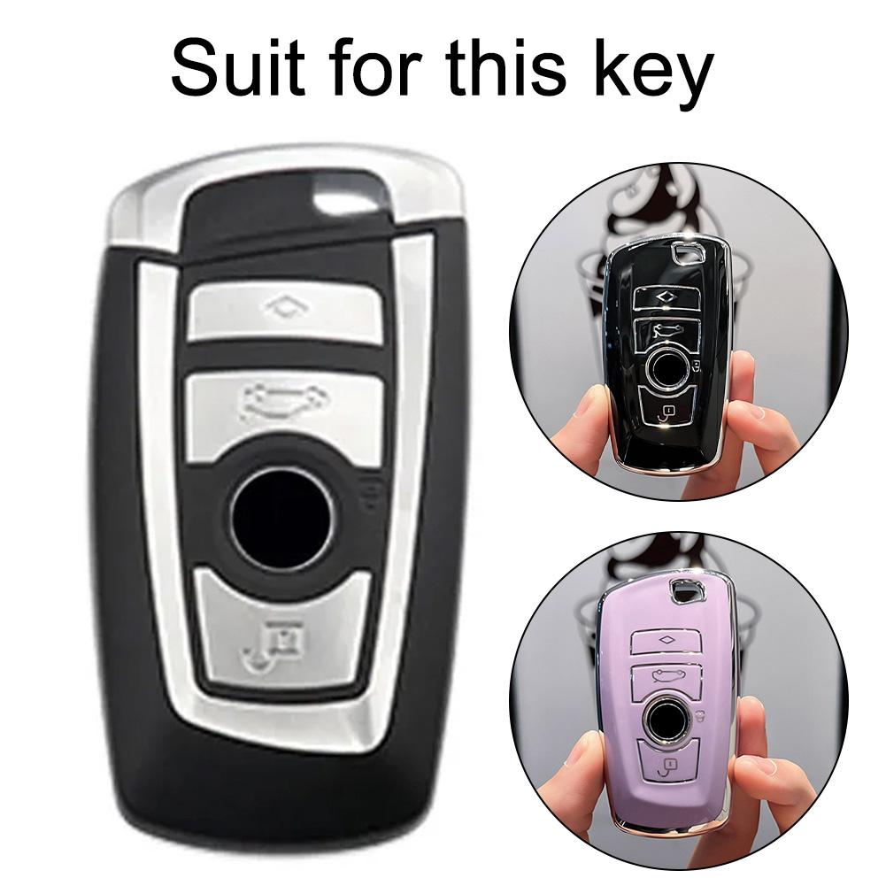 Kryt pouzdra na klíče do auta TPU pro BMW řady 1 3 5 7 X1 X3 X4 X6 F10 F20 F30 Chránič pouzdra na klíče Příslušenství