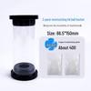 Portable Transparent Badminton Tube with Moisturizing Lid - Handmade Storage for Shuttlecocks