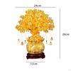 Money Tree Statue ,Lucky Figurine, Ornament Wealth Sculpture for Study Room