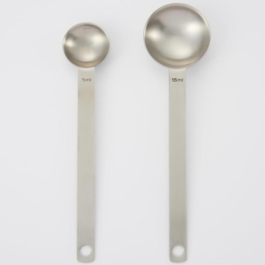MUJI Long-Handled Measuring Spoon Large Silver 15ml MCD55A6S