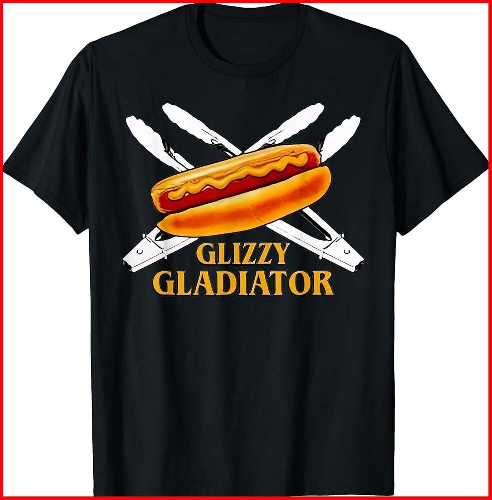 

Glizzy Gladiator Funny Black Cotton TShirt S5XL Unisex T-Shirt XXXXL