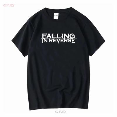 Falling In Reverse Logo T Shirt Cotton Black Men S To 5XL NB1609 Vintage Washed Unisex Stylish Top For Everyday Wear Casual