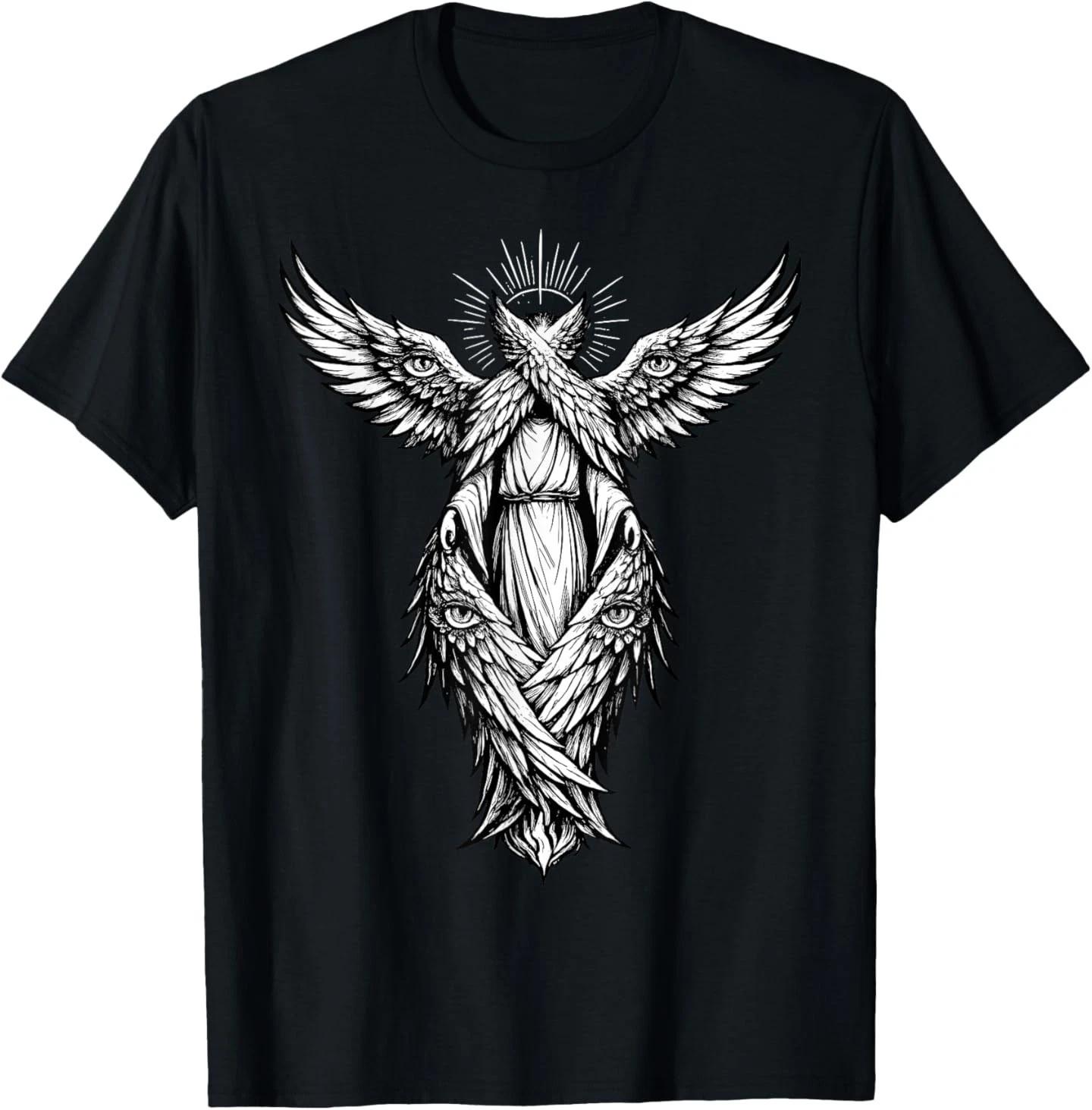 Seraphim Biblical Accurate Angel Seeing Eye Christian T-Shirt S