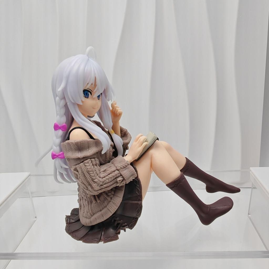 THE JOURNRY OF ELAINA Anime Figure Elaina Action Figures Desktop Cute Decorations Simple Style Kawaii Girl Japanese Dolls 10cm