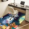 "Avventura di Tom & Jerry: Cover Custodia Telefono Personaggi Classici dei Cartoni Animati "Tappetino da Ufficio Decorazione per la Casa Regalo per Halloween e Natale LD142"
