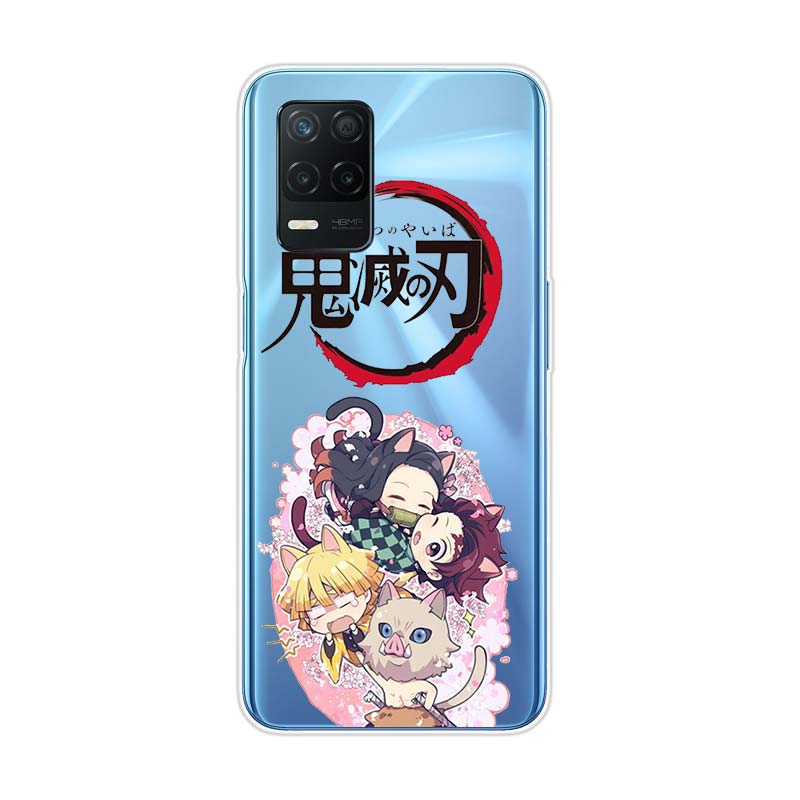 

Крутой чехол Kimetsu No Yaiba для Realme 8 8i V3 V5 GT Neo Flash Edition Explorer Master Neo2 Narzo 30 50i 50A C21Y Realme GT Neo2