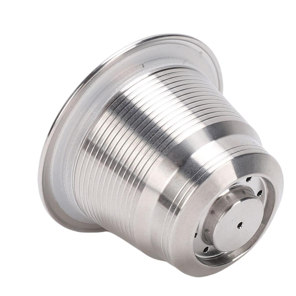 Reusable Coffee Pod 304 Stainless Steel Refillable Coffee Filter Capsule Cup with Brush and Spoon for Coffee Makers
