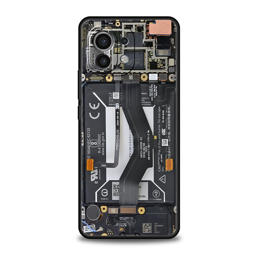 

Inside Circuit Board Phone Case for Xiaomi Mi 14 13 12 11 Ultra 13T 12T Poco C51 F3 F4 F5 X3 X4 NFC M3 Pro Lite 5G Silicon Cover Poco F5