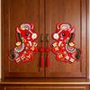 Yousheng Chinese New Year Door Stickers 2026 Year of The Horse Spring Festival Window Clings for Home Decoration Good Luck Zodiac Door Decals for Wall