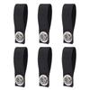6Pcs Chin Straps Replacements for Hockey Helmet, Hockey Helmet Chin with Single Snap Strap Hockey Helmet Accessories