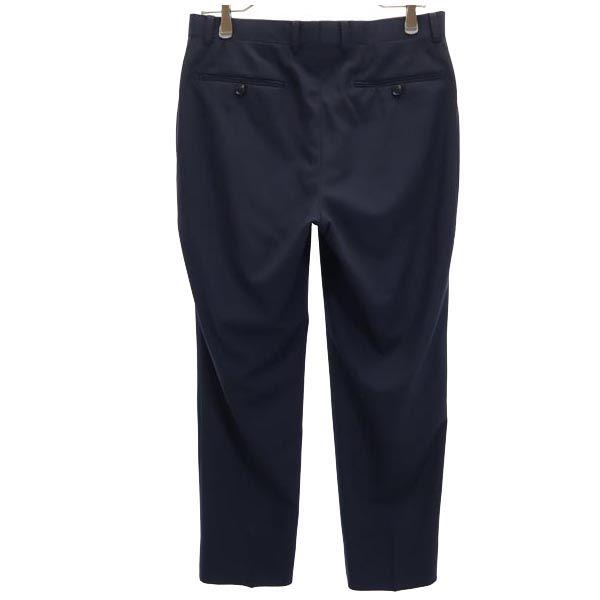 Lanvin Made In Japan Wool Slacks Pants 79 Dark Blue Men's Used