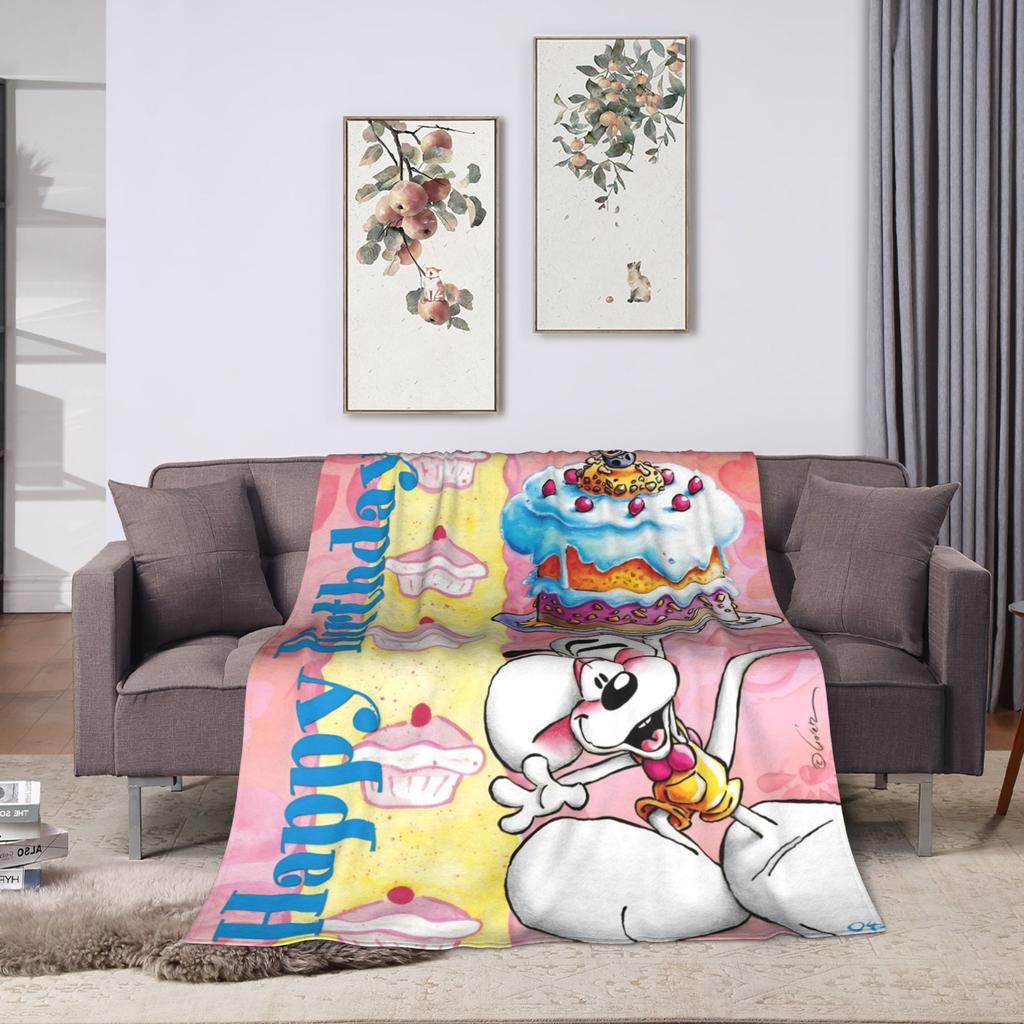 Coperta Peluche Diddl Carino Bambine Bambini Coperta Plaid in Flanella per Divano Sedia Divano Letto Copriletto Super Caldo Qualità Idea Regalo