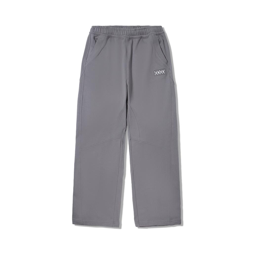 Li Ning Trendy Sports Series Straight Loose Printed Comfortable Versatile Casual Pants Men bottoms AKLV905-3