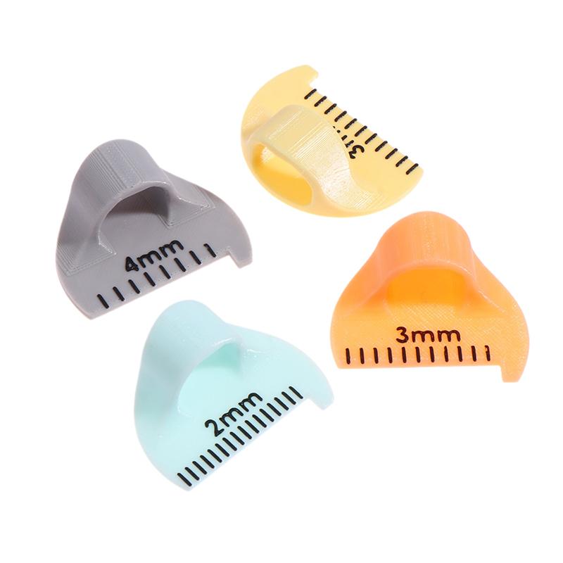Sewing Needle Gauge Measuring Tool, Finger Ruler Sewing Template For Equal Stitches, Finger Protector, DIY Stitching Guide Tool