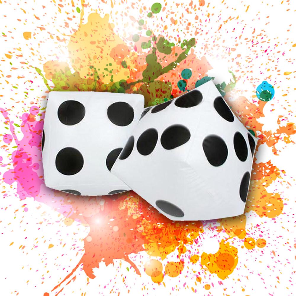 Dadi Gonfiabili Divertenti da Esterno 28*28cm Giochi da Festa in Piscina Intrattenimento Punto Diagonale Gigante Gioco per Bambini Adulti Gioco Cubo Giocattolo
