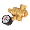 Pressure Reducer, DN15 232PSI Water Pressure Regulator Valve, Brass  Water Pressure Reducer with Gauge for Tap Water, Relief Valves