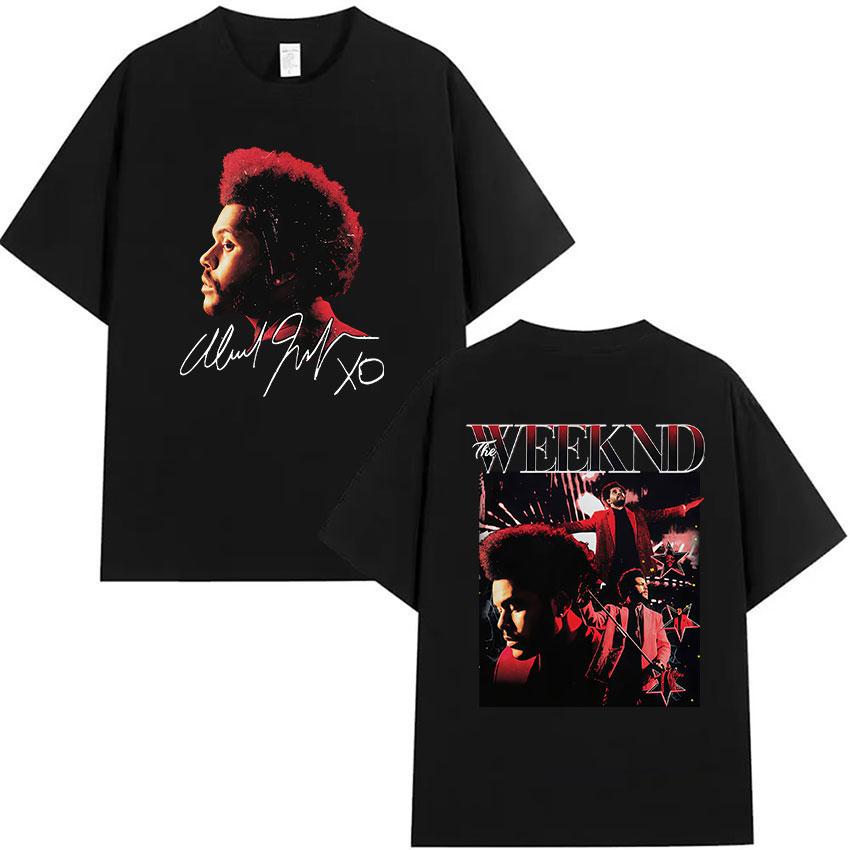 

Rapper The Weeknd XO Album 2026 Graphic T Shirts Men s Gothic Vintage Oversized Cotton T-shirt Hip Hop Pop Music Clothing Tsh... S разноцветный