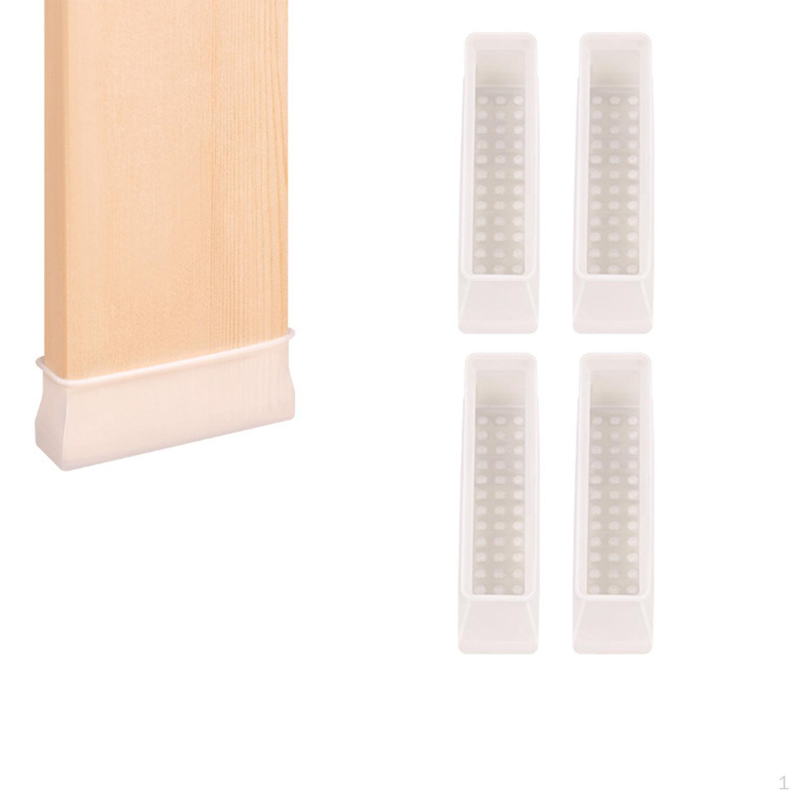 

Furniture Leg Caps for Chair and Sofa Protection білий