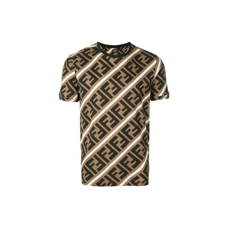 FENDI Ff Monogram Printed T shirt FY0894A7A8F13J3