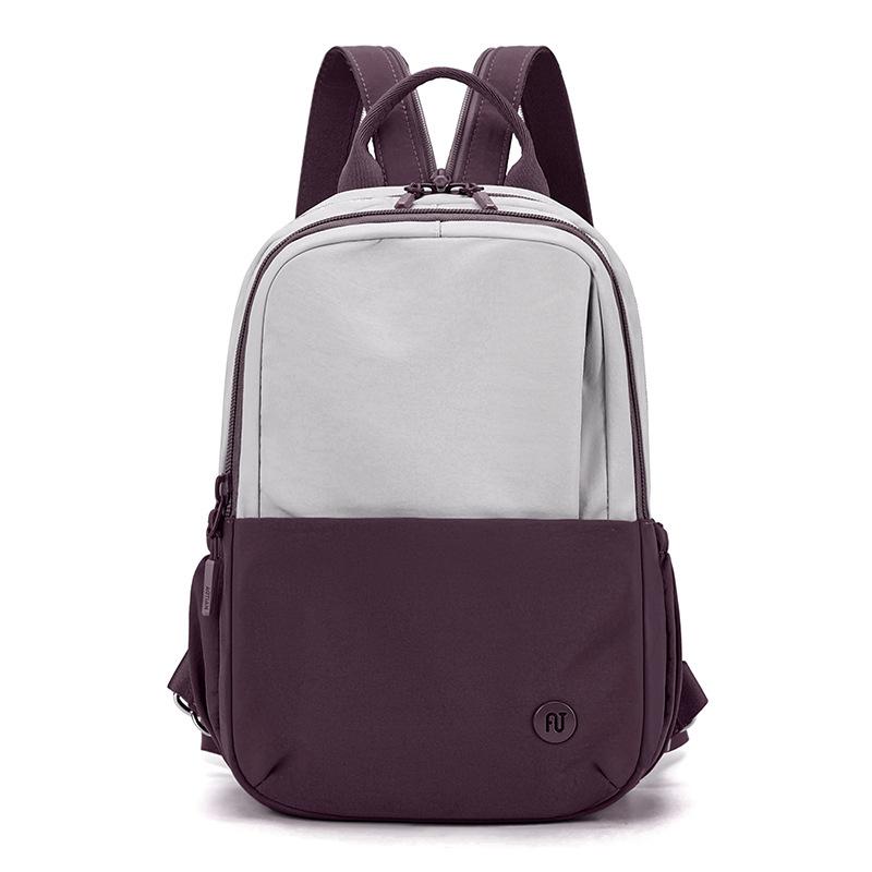 

Contrast Color Multi-function Bag Chest Bag Women s Crossbody Bag Travel Backpack фиолетовый/красный