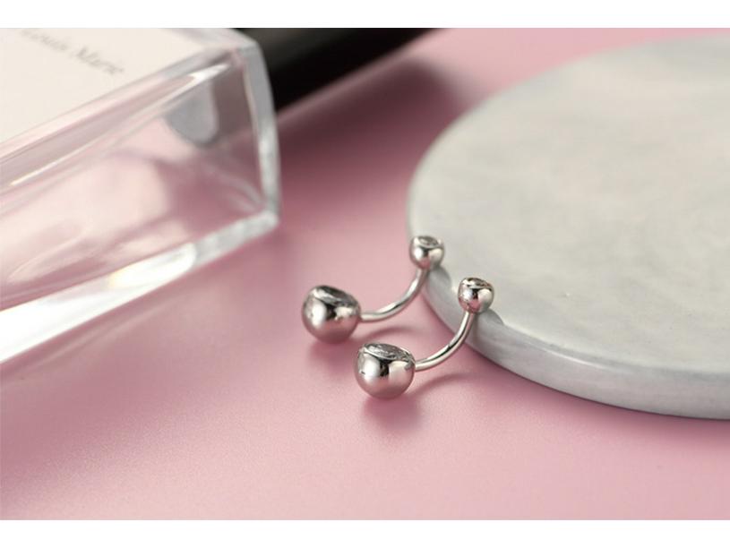 S925 Silber Europäischer und amerikanischer modischer runder Bauchnabelring - Sexy, personalisierter Piercingschmuck