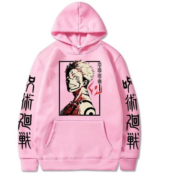 Nowe Anime Jujutsu Kaisen Moda męska i damska Hip-hop Casual Streetwear Harajuku Pullover
