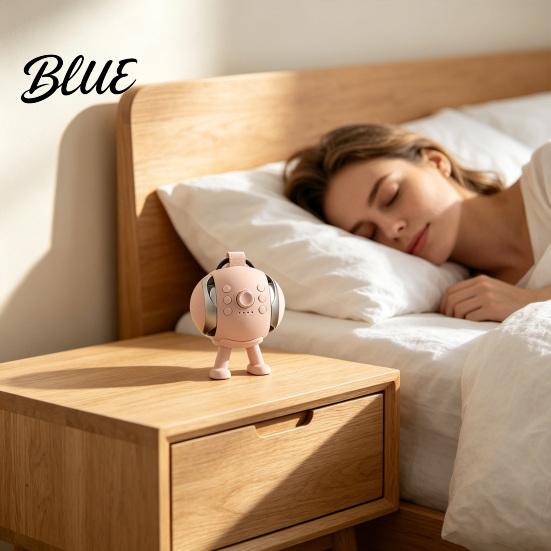 Wireless Baby Sleep Soother White Noise Sound Machine with Bluetooth-compatible Speaker Portable Infant Aid USB Rechargeable Speaker for Sleep,