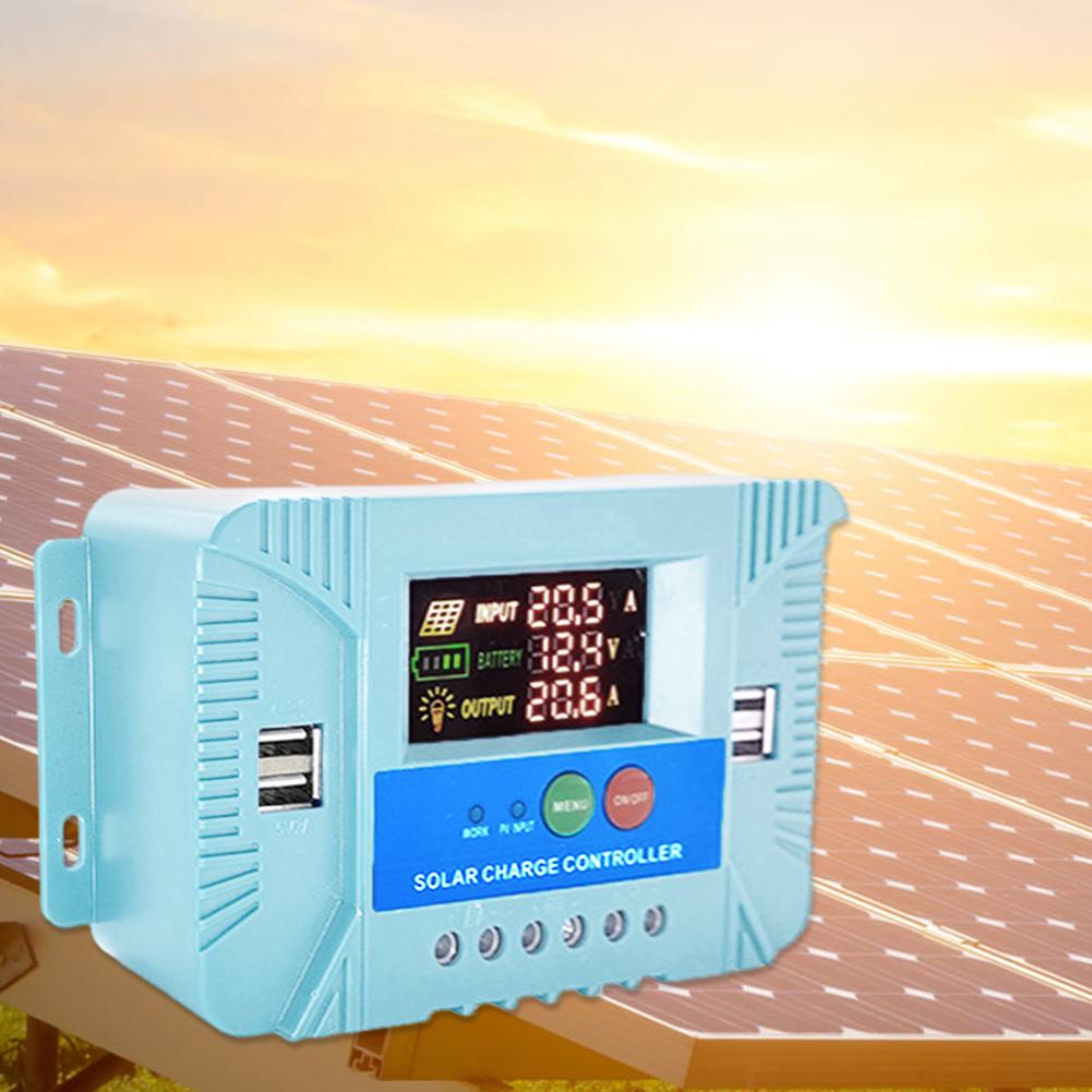 12V 24V Solar Charge Controller Solar Power Controller LED Display Solar Controller for Home and Outdoor Energy Solution