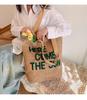 New Style Large Capacity Embroidered Straw Tote Bag