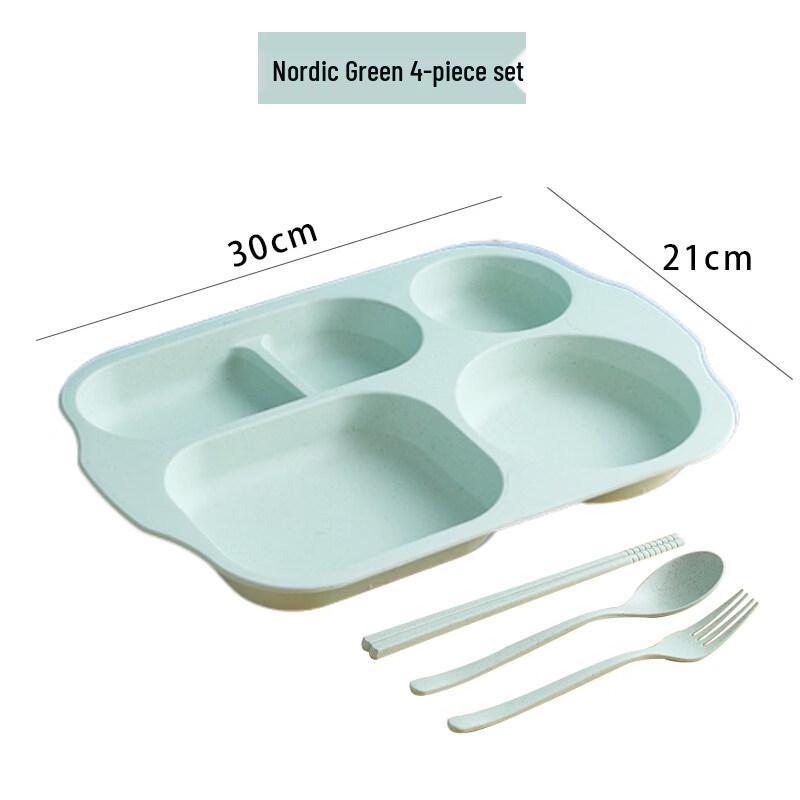 

Wheat Straw Divided Plate Dinnerware Set