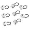 20pcs Flexible Spring Waist Extending Buttons Collar Expanders for Shirt Collar Jeans
