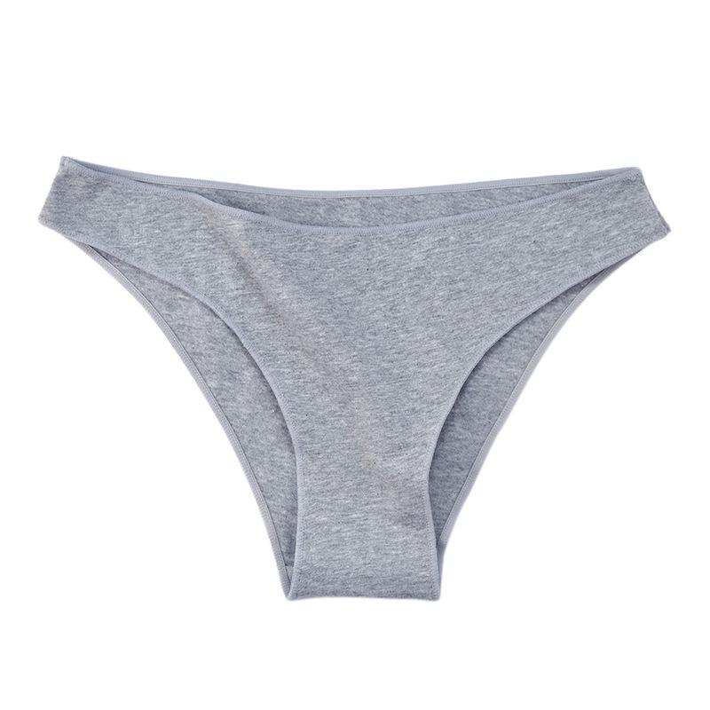 Low-Waist Breathable Cotton Bikini Briefs