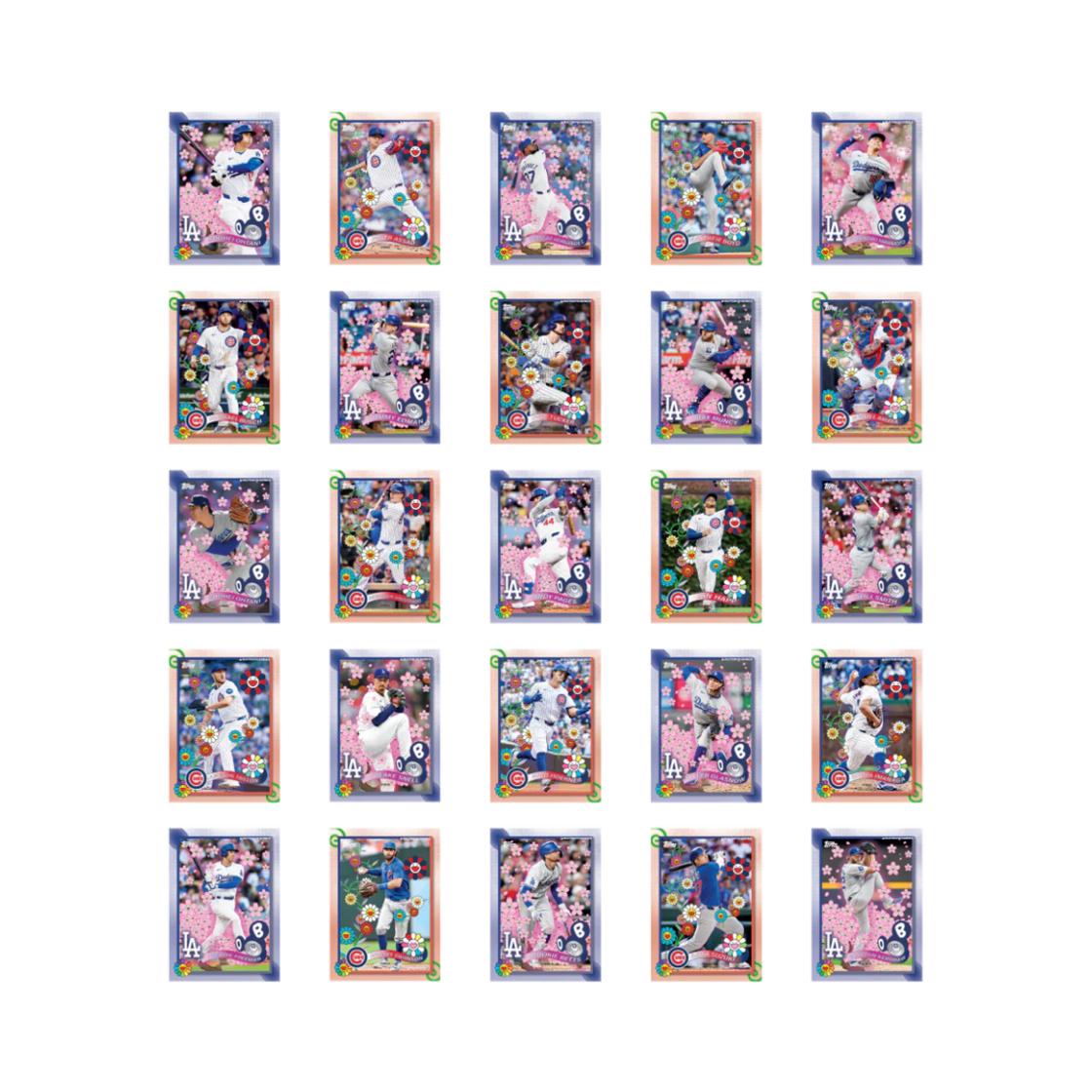 Murakami Takashi x MLB x Topps World Tour Tokyo Series 2025 Trading Cards Box Set ONE SIZE