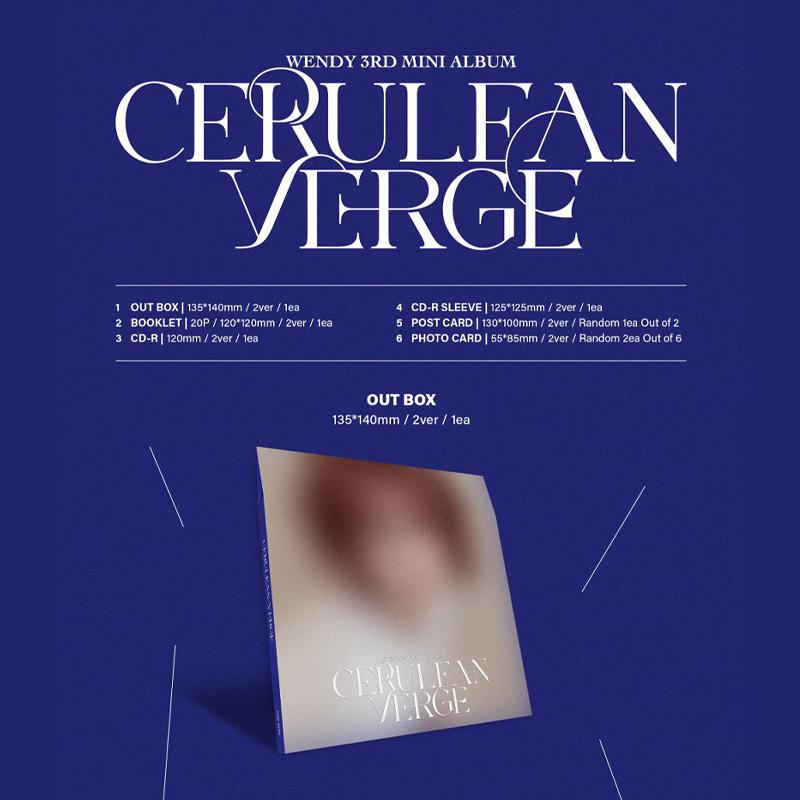 WENDY (Red Velvet) – 3rd Mini Album [Cerulean Verge] (Digipack Ver.)