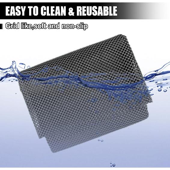 Car Roof Non-Slip Rug Pad, 47'' x 39.4'' Automotive Roof Carrier Bag Protective Mat, PVC Vehicle Cargo Bag Liner, Auto Roof Top Rack Accessories for