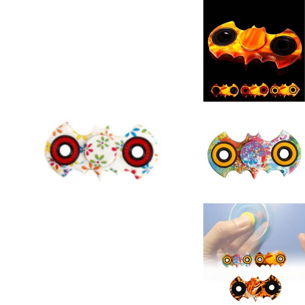 Batman Fingertip Gyro Stress Reliever Abs Stainless Steel Material Yellow Red Green Light Blue Black