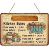 Metall Wandkunst Dekoration, Vintage Blechschild für Küche Bar, Einweihungsgeschenk, 8x10 Zoll