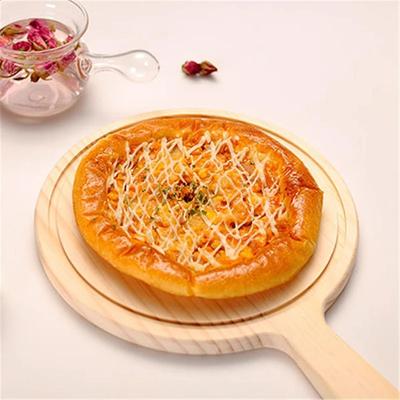 4 Size Kitchen Supplies Round Wood Color Pizza Bread Pastry Tray Drill Plate Pizza Bakeware Tools