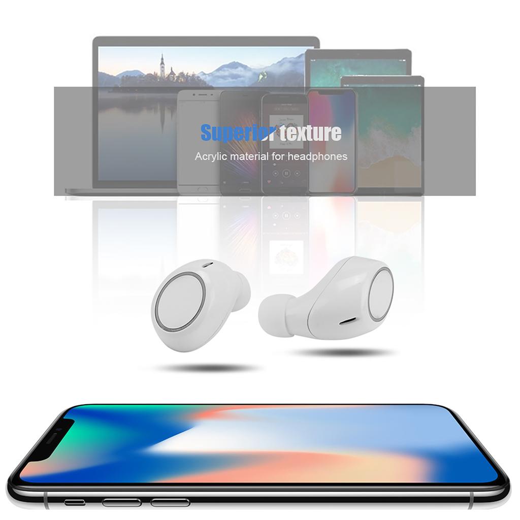 Wireless Bluetooth Earphones DC 5V TWS Headset CNC Engraving Titanium Metal Processing Support Type C Charging